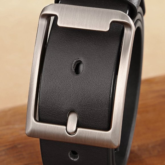 Men's belt cowhide belt men's all-match